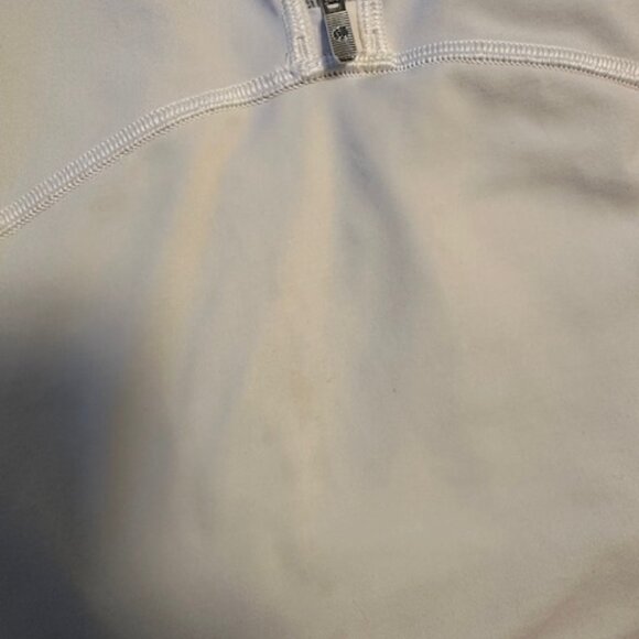 Lululemon white long sleeve zip top - Picture 8 of 8